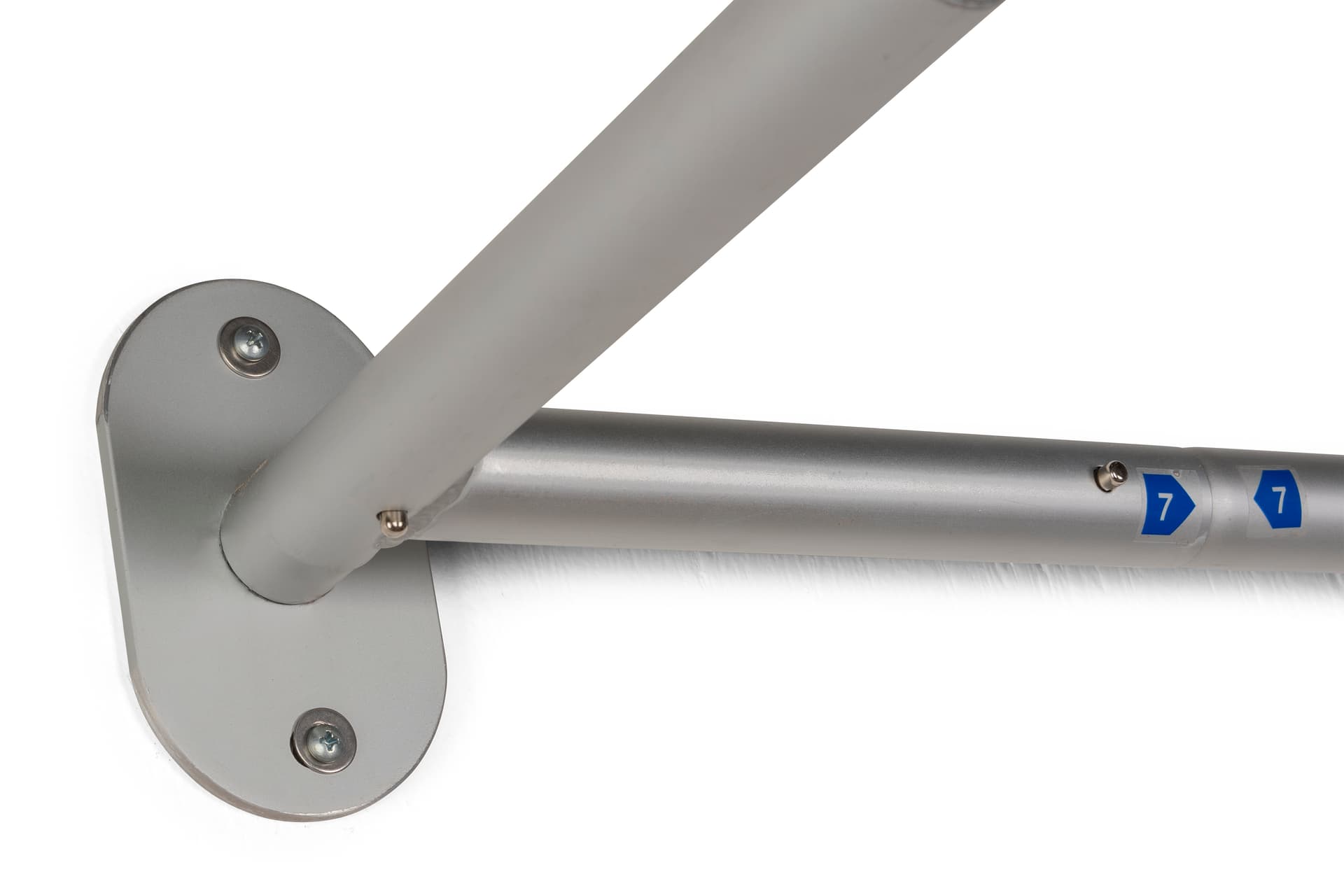 Semicircle changing room kit with mounting hardware included