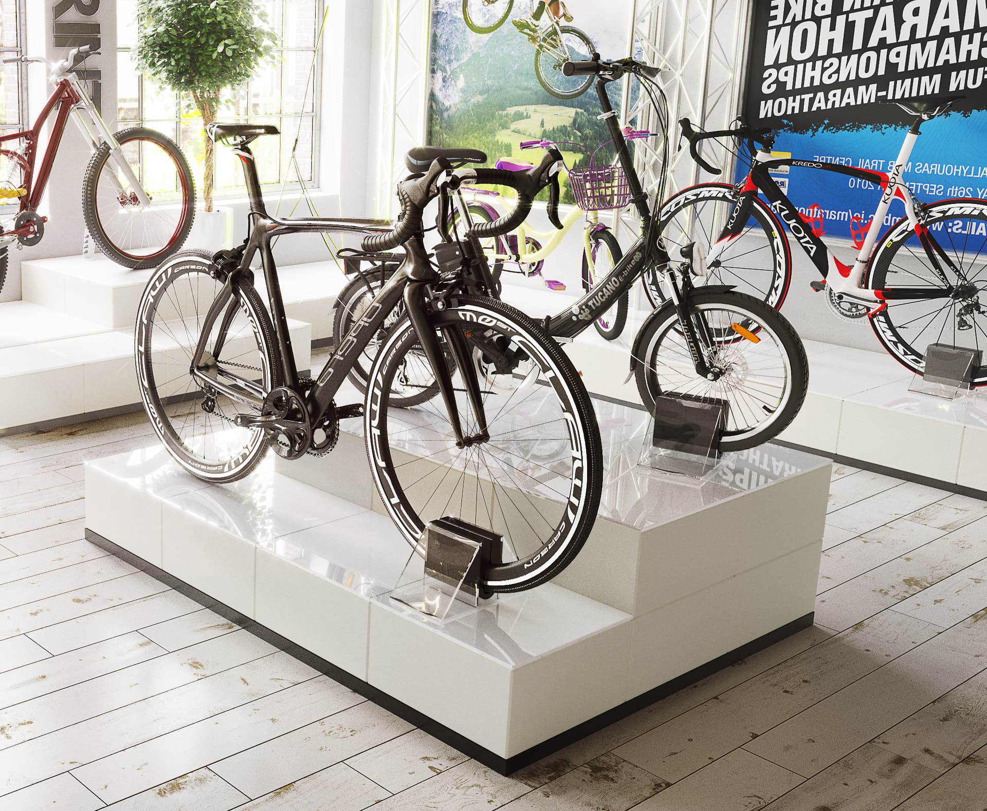 Modular Cube Risers with Sleek Platforms