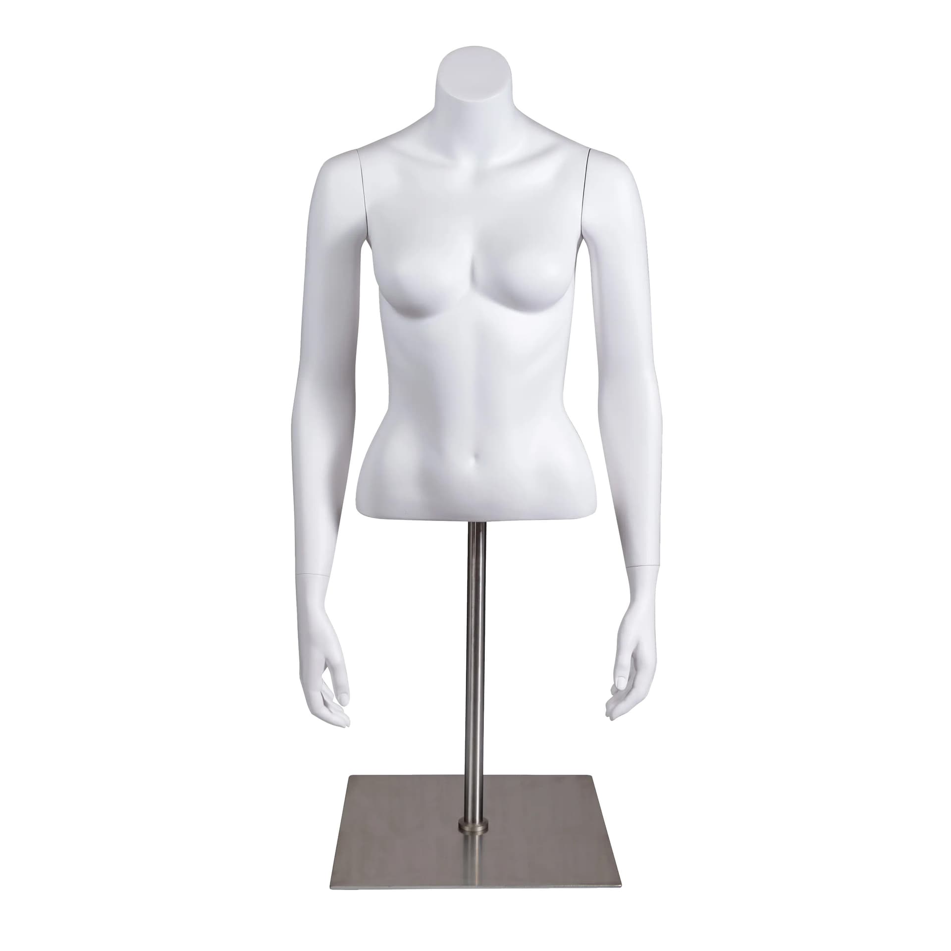 Mannequin torsos with abstract design