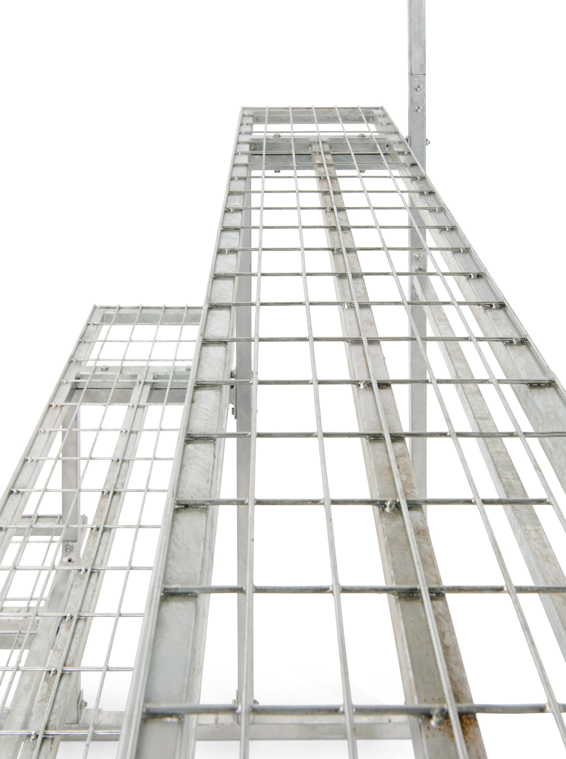 Steel nursery plant rack with indoor and outdoor capabilities
