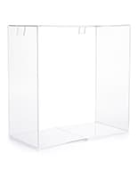 14 inch wide acrylic display cube for gridwall 