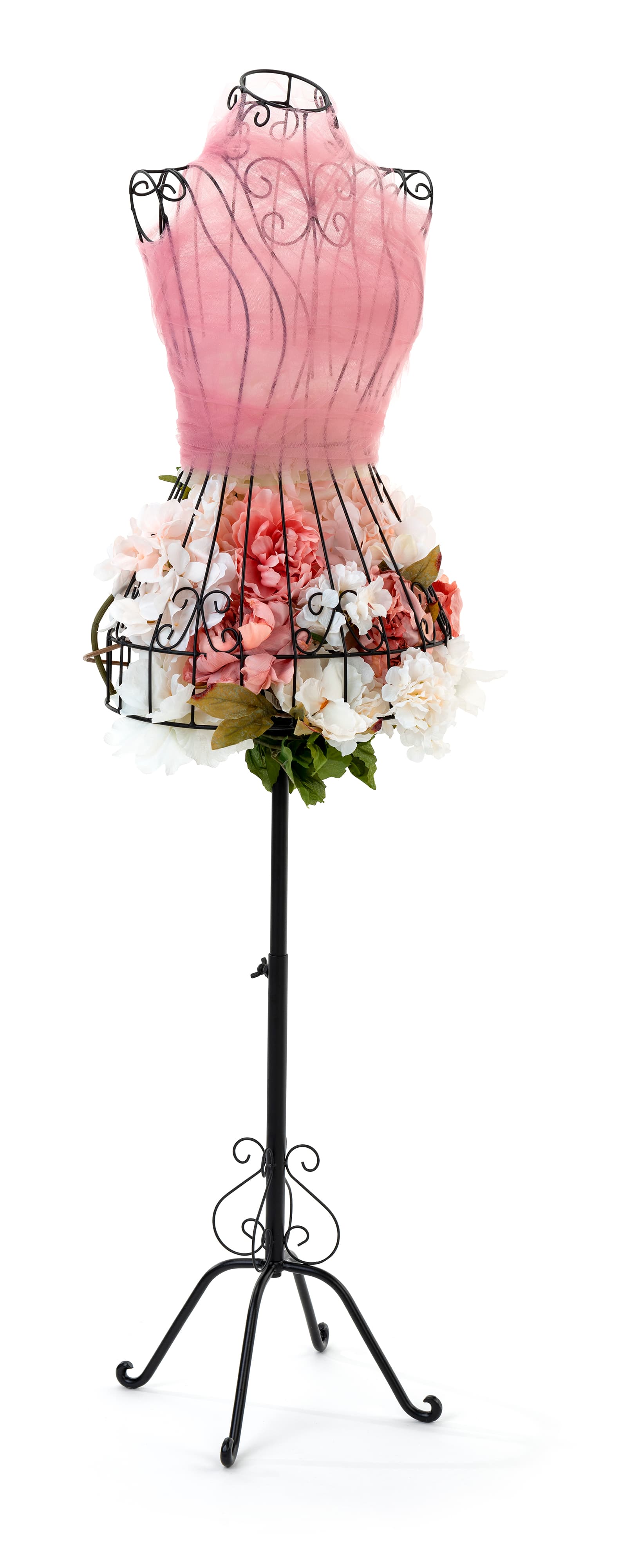 Wire dress form with weight capacity of 11 pounds