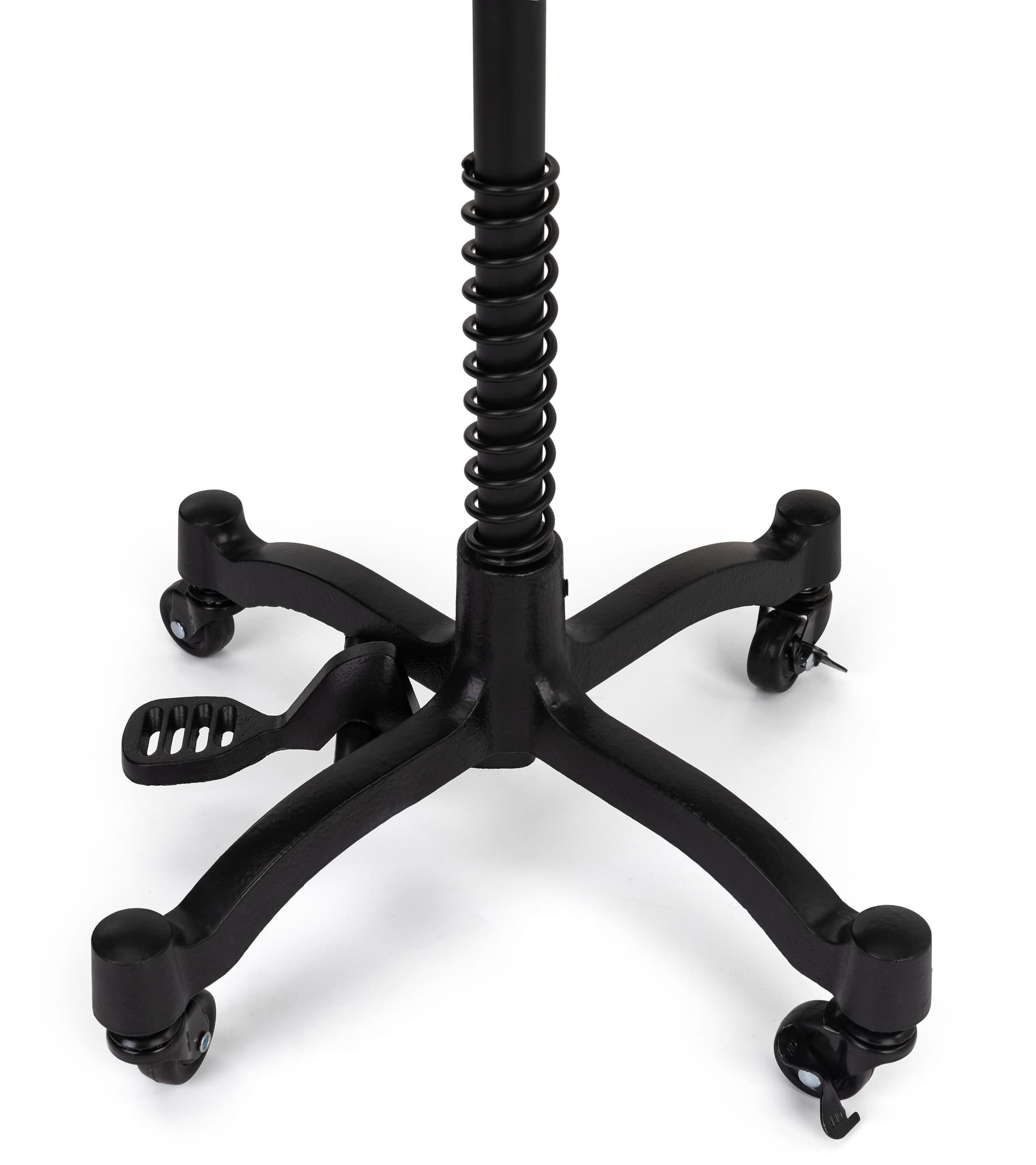 Professional female dress form with decorative foot pedal and spring 