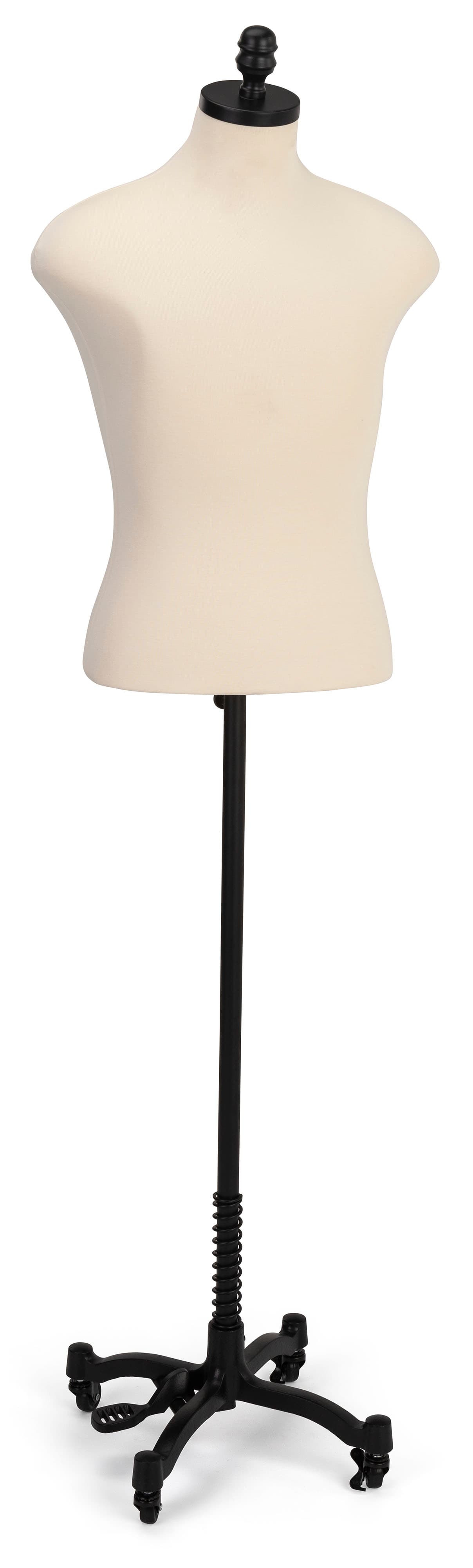 Male sewing bust with wheels and 40 inch wide chest  