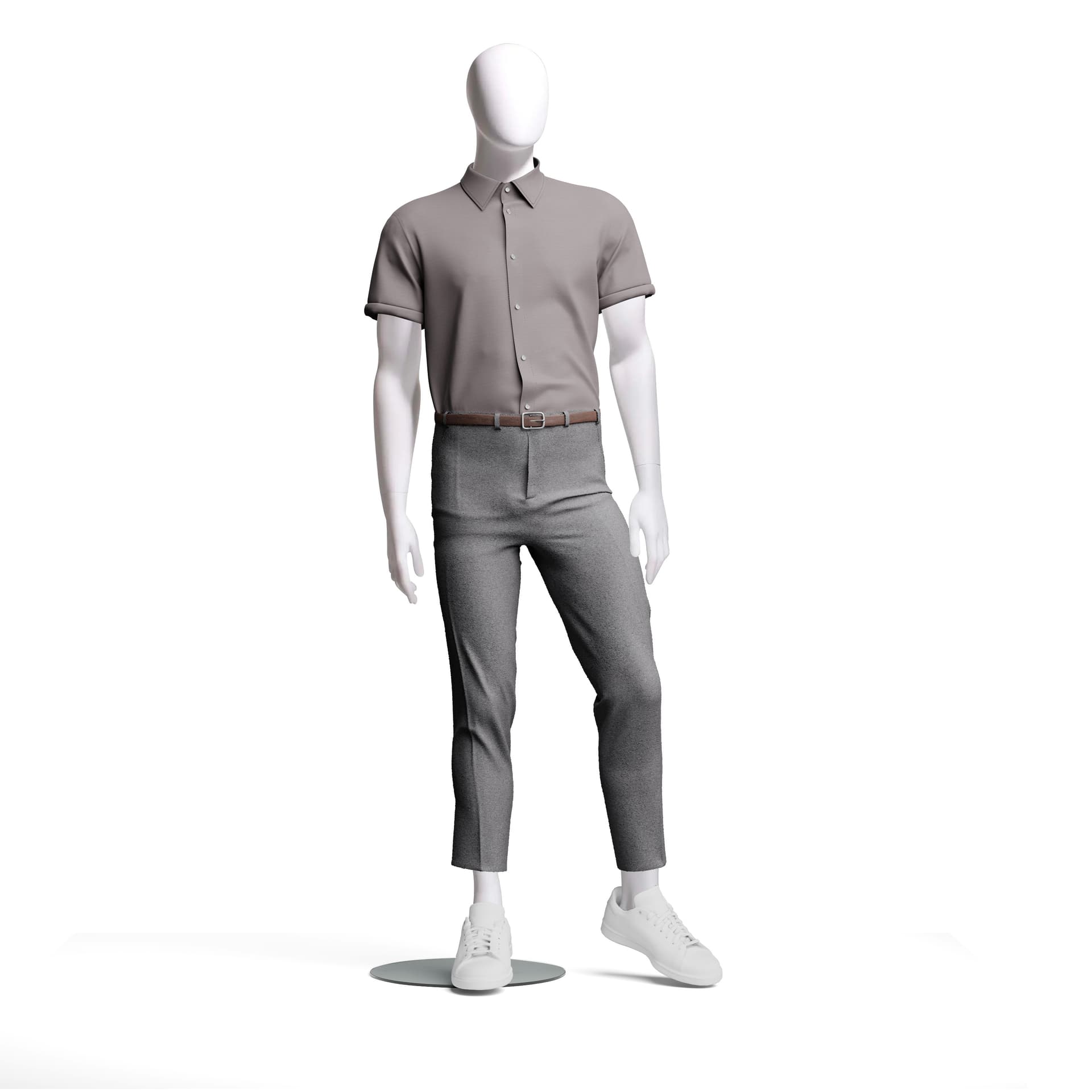Full body mannequins in dynamic pose