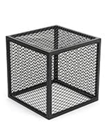 Rectangular iron mesh riser box with 2mm thick grid design