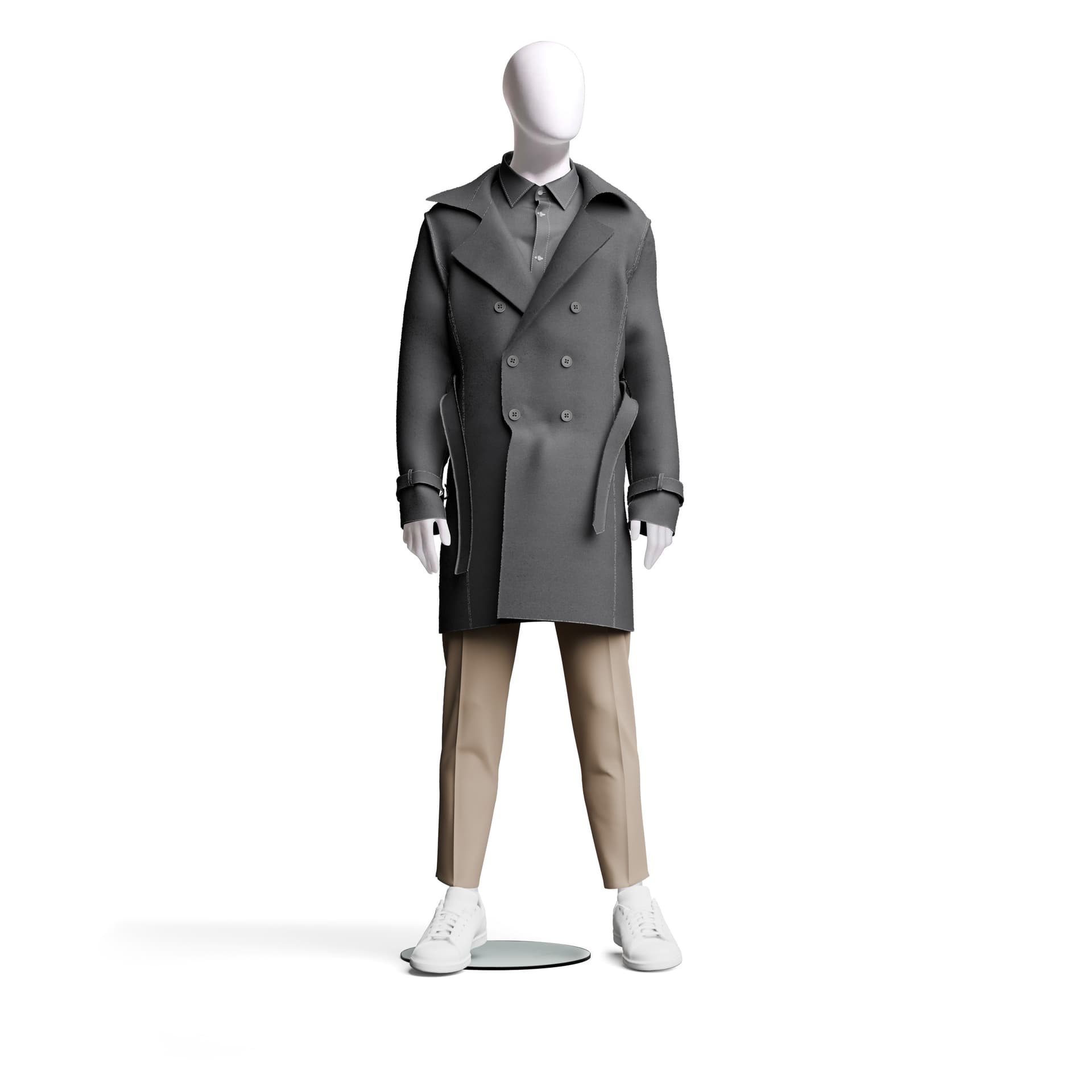 Full body mannequins in standing pose