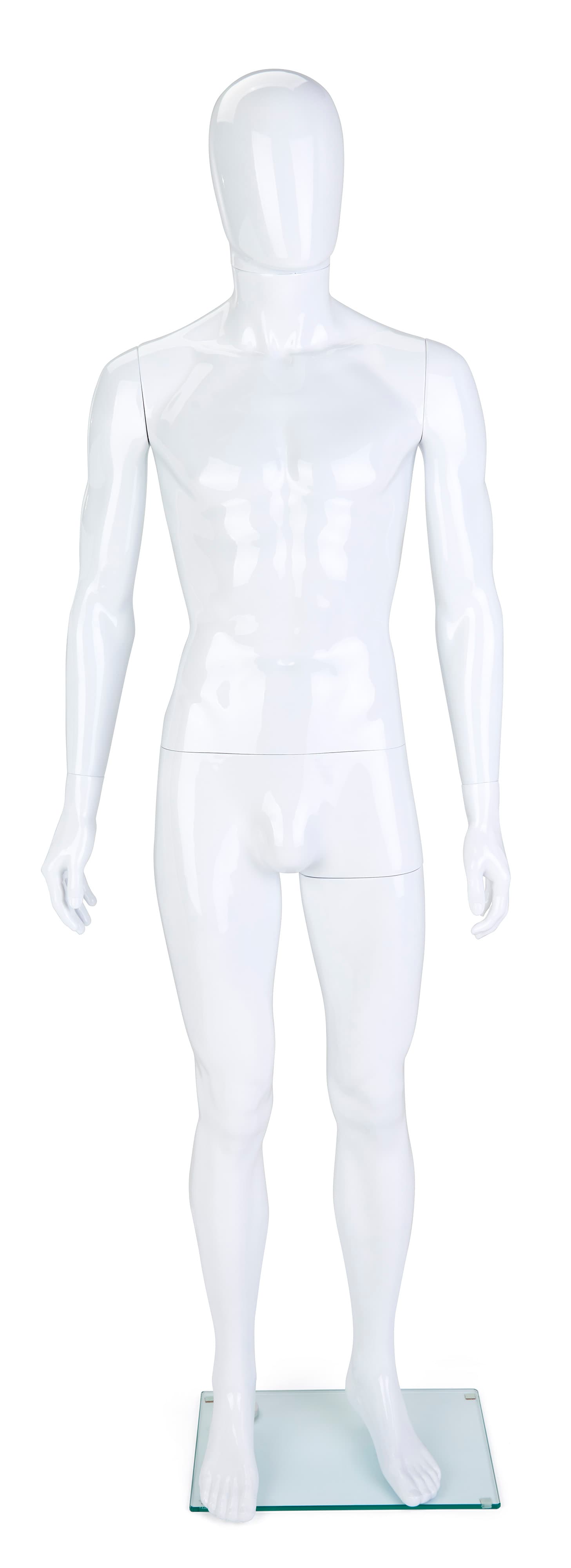 Full body male mannequin with muscular full body design 