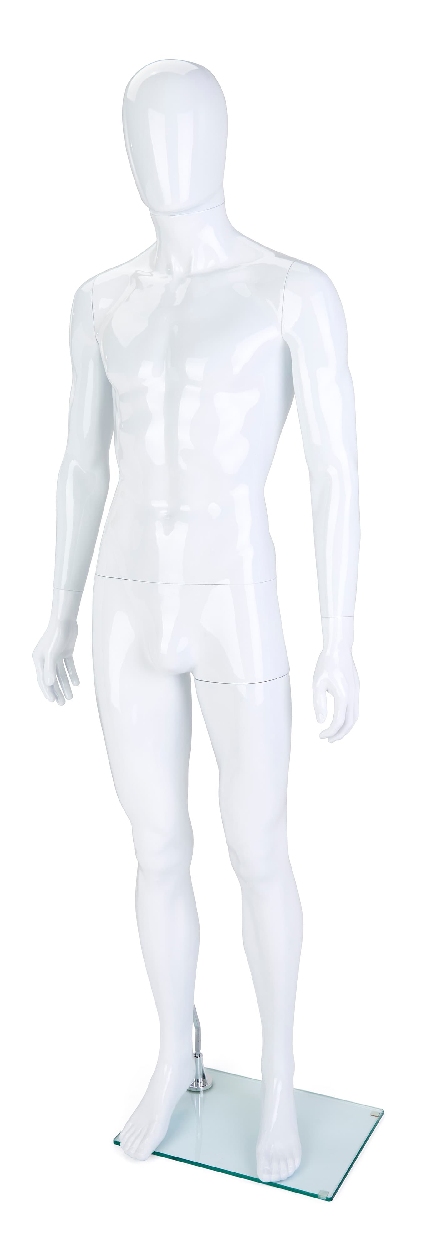 Full body male mannequin with removable arms and hands 