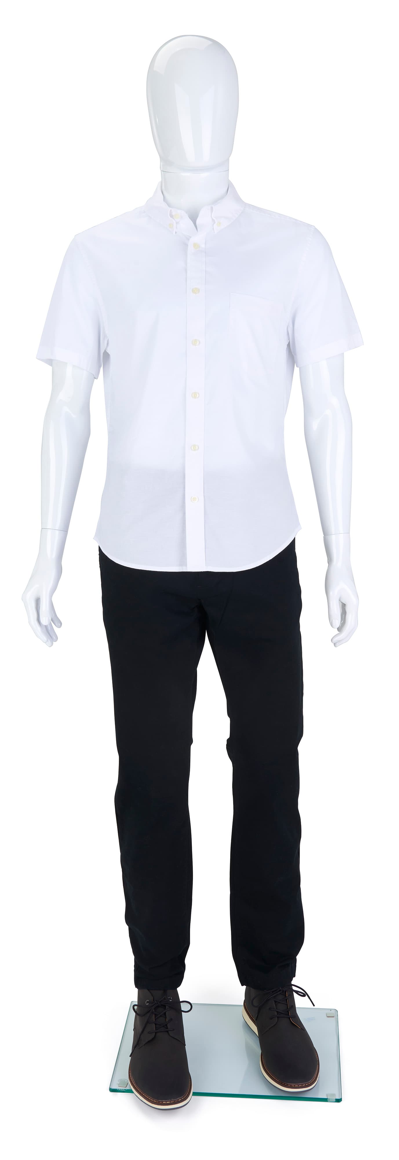 Full body male mannequin with abstract design 