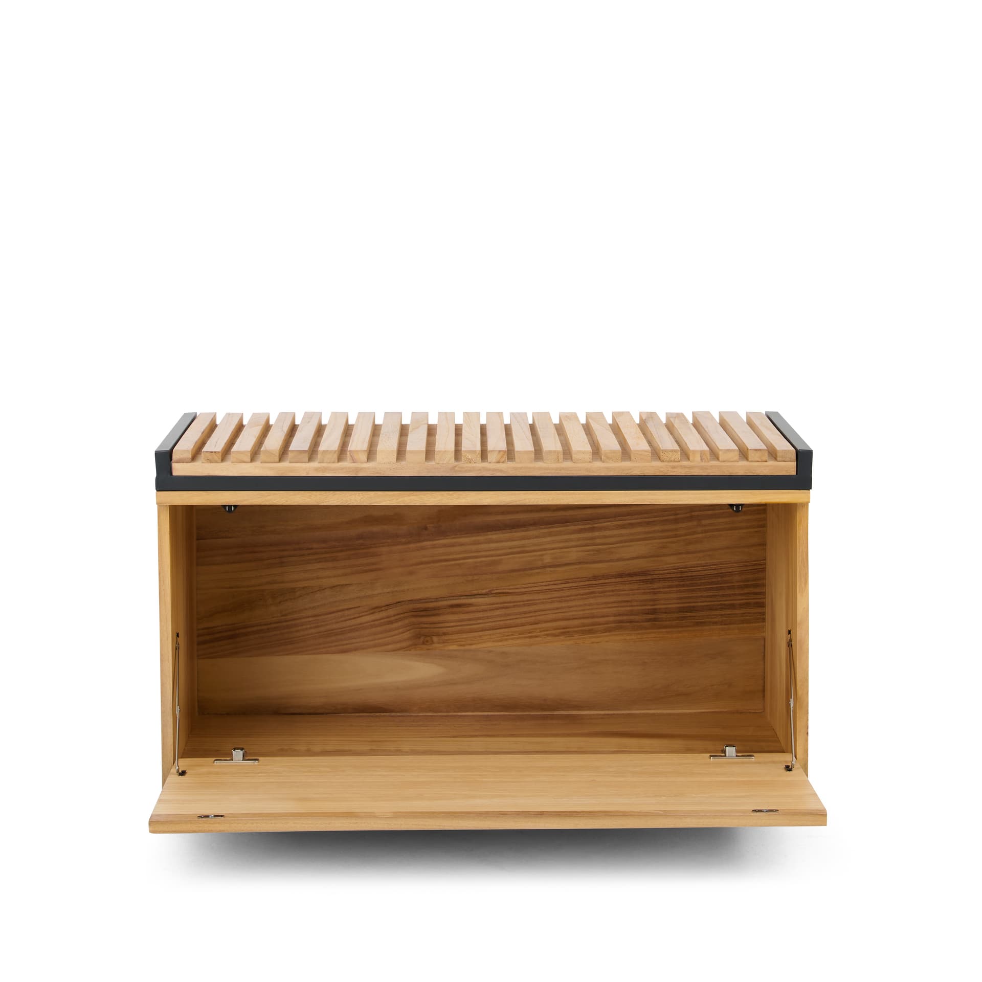 Retail display nesting tables storage bench with ample storage