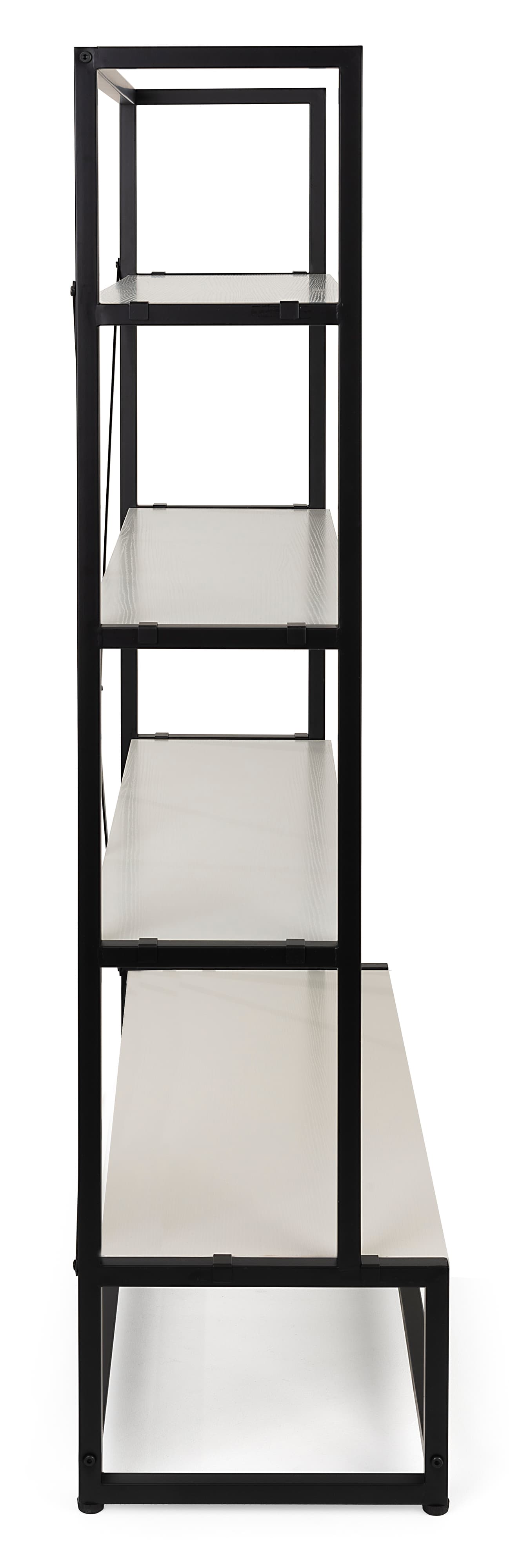 Portable folding multi-tier retail shelving weighs 45 pounds 
