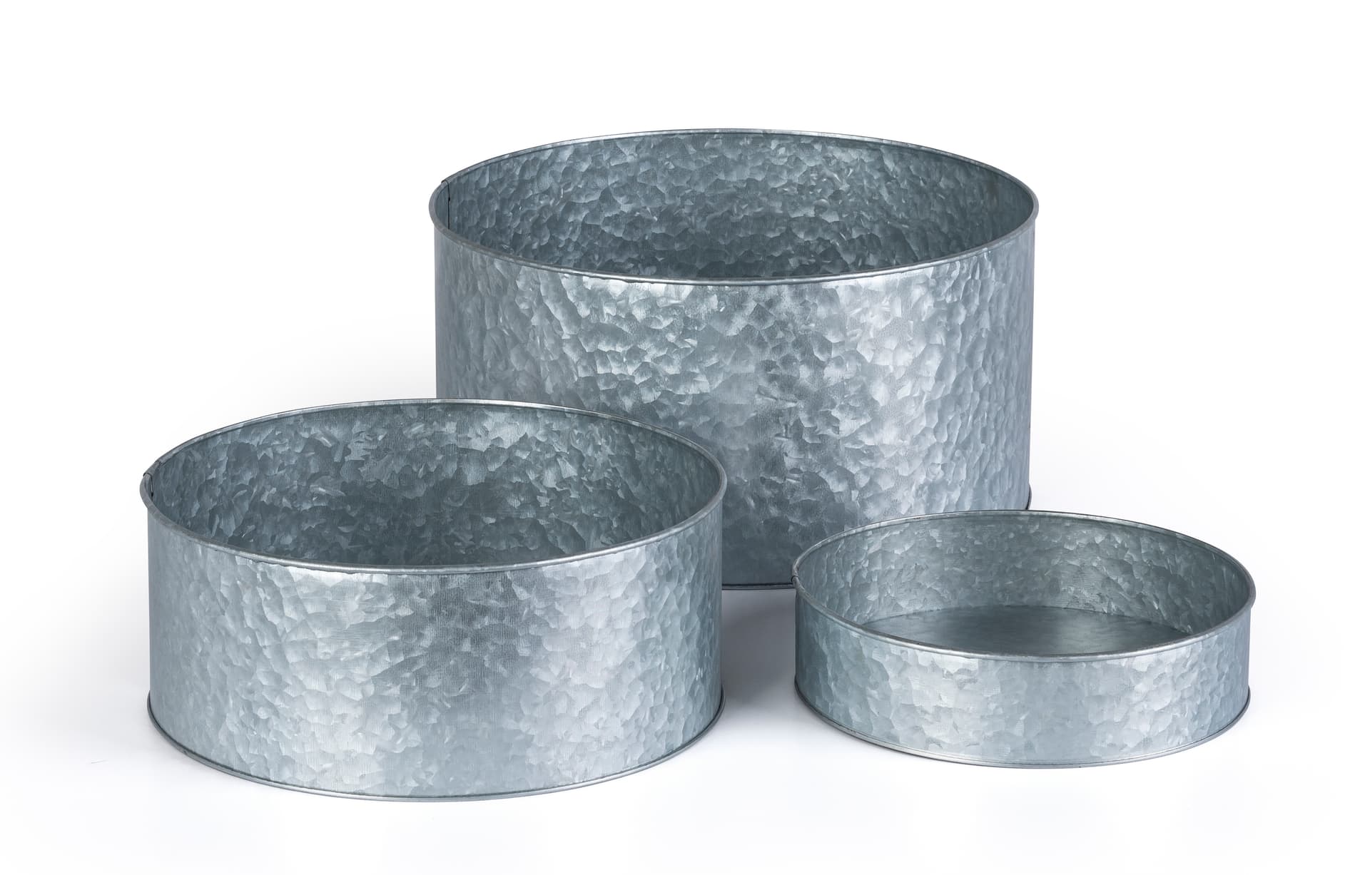 Round galvanized risers with versatile end use