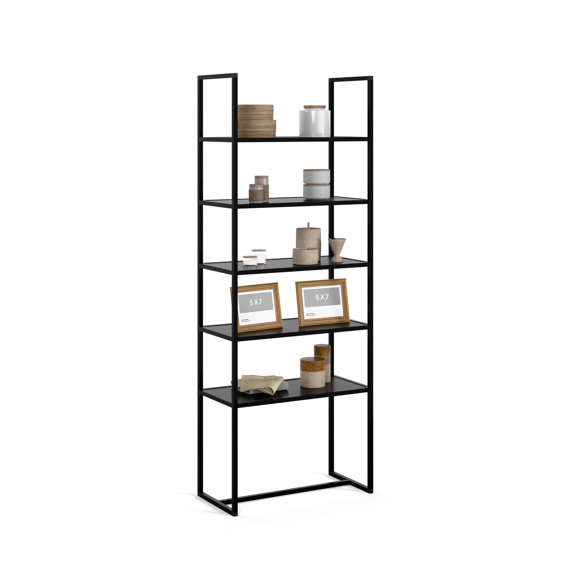 Ladder display shelf for displaying merchandise