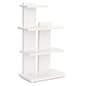 3-Tier Shelving Unit, Floor Standing, Laminated Particle Board - White