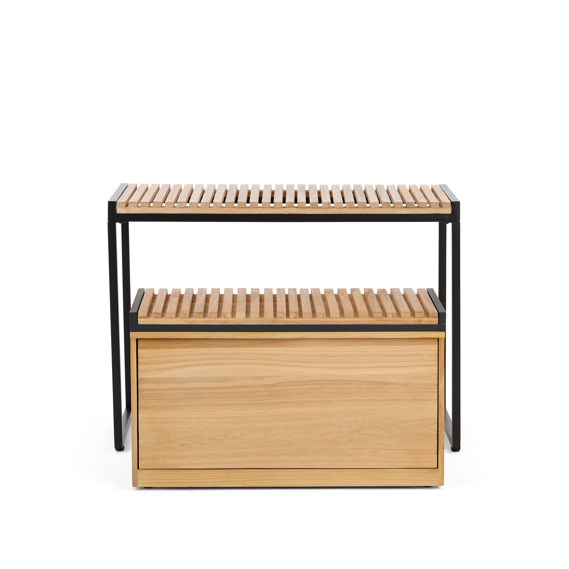 Retail display nesting tables with multi-tier display option