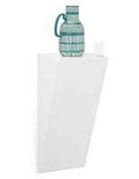 Wedge pedestal shelf made of 12mm thick MDF
