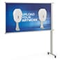 Multi-Dispenser Sanitizer Extension Frame Add On w/ Graphics and Wheels - Full Color