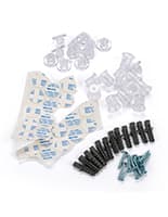 Invisible standoffs with 12 piece quantity 