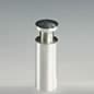 Through Grip Standoffs, Round, Aluminum, Set of 4 - Silver