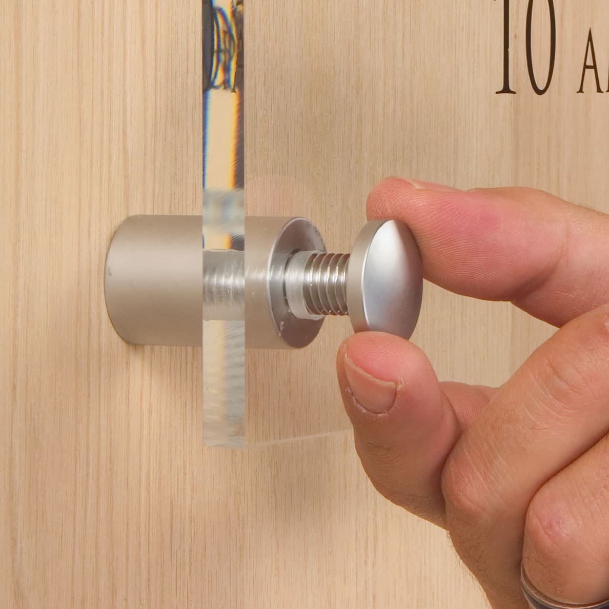 Wall Display System: Through Standoffs