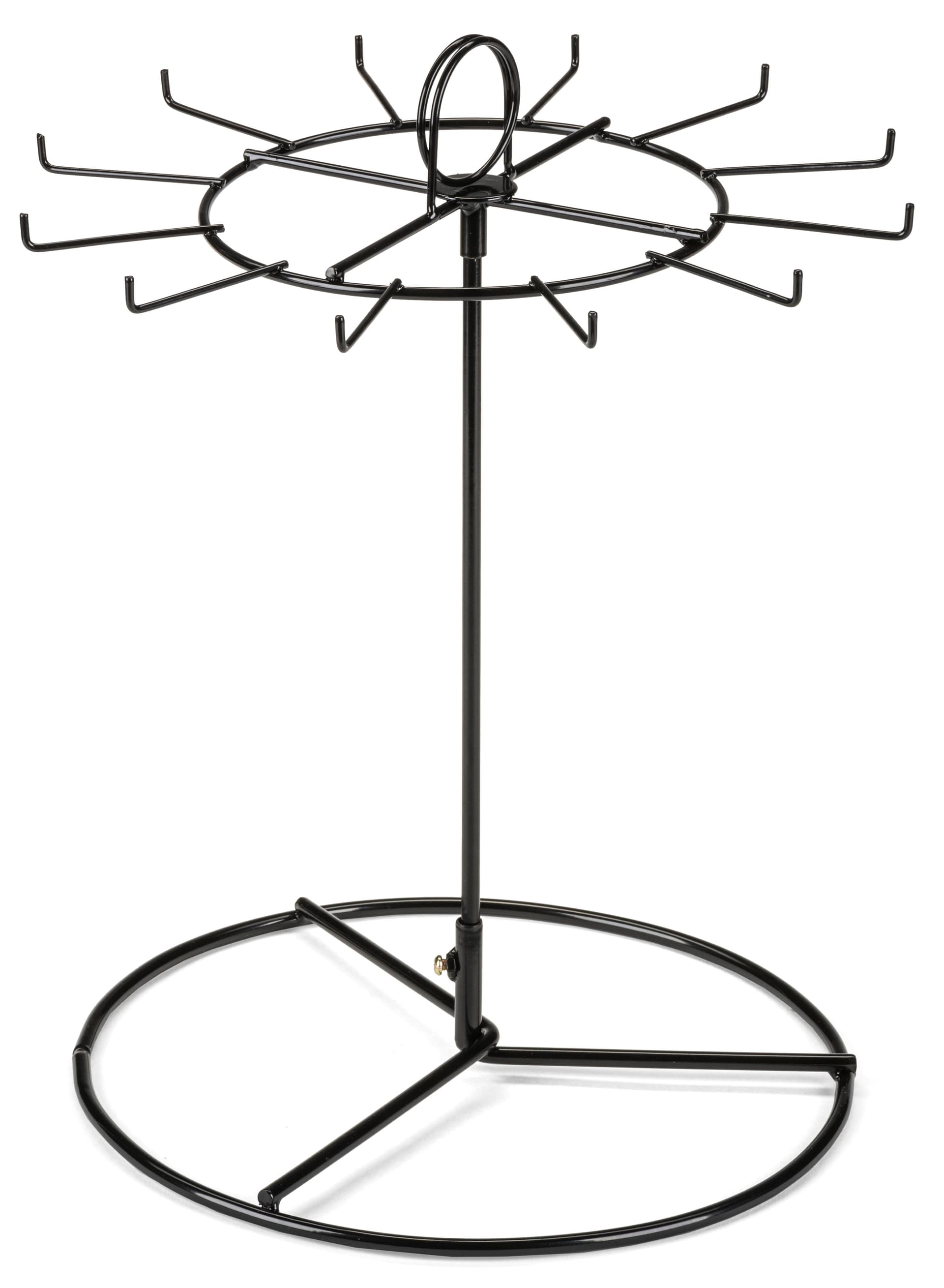 Black Countertop Spinner Display w/ Circular Base