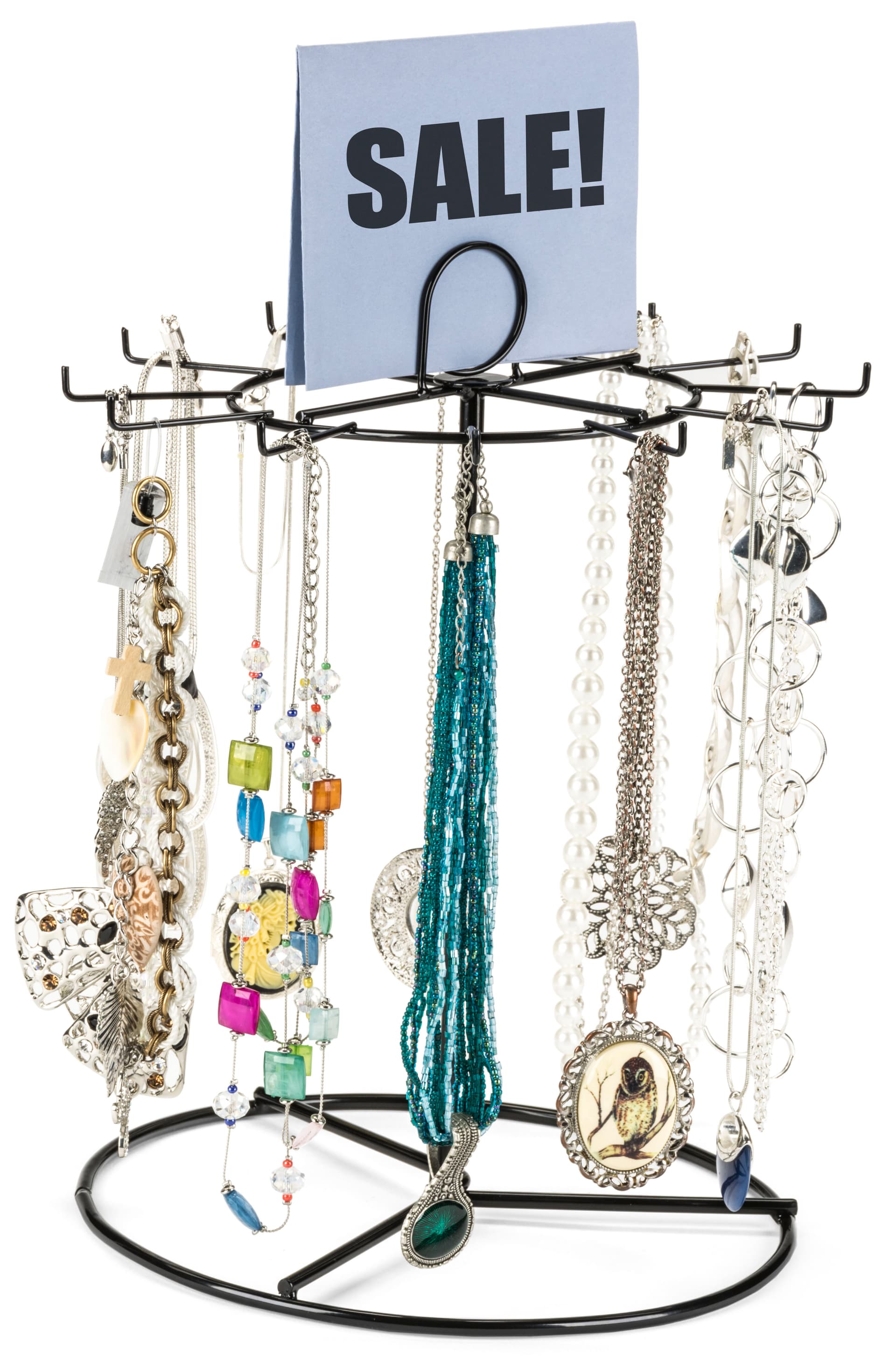 Black Countertop Spinner Display
