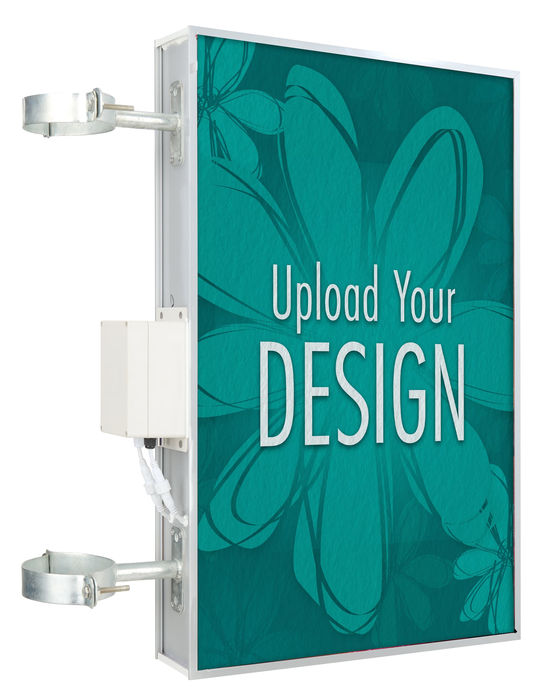 Solar LED Light Box Sign with Design Uploading Capability 