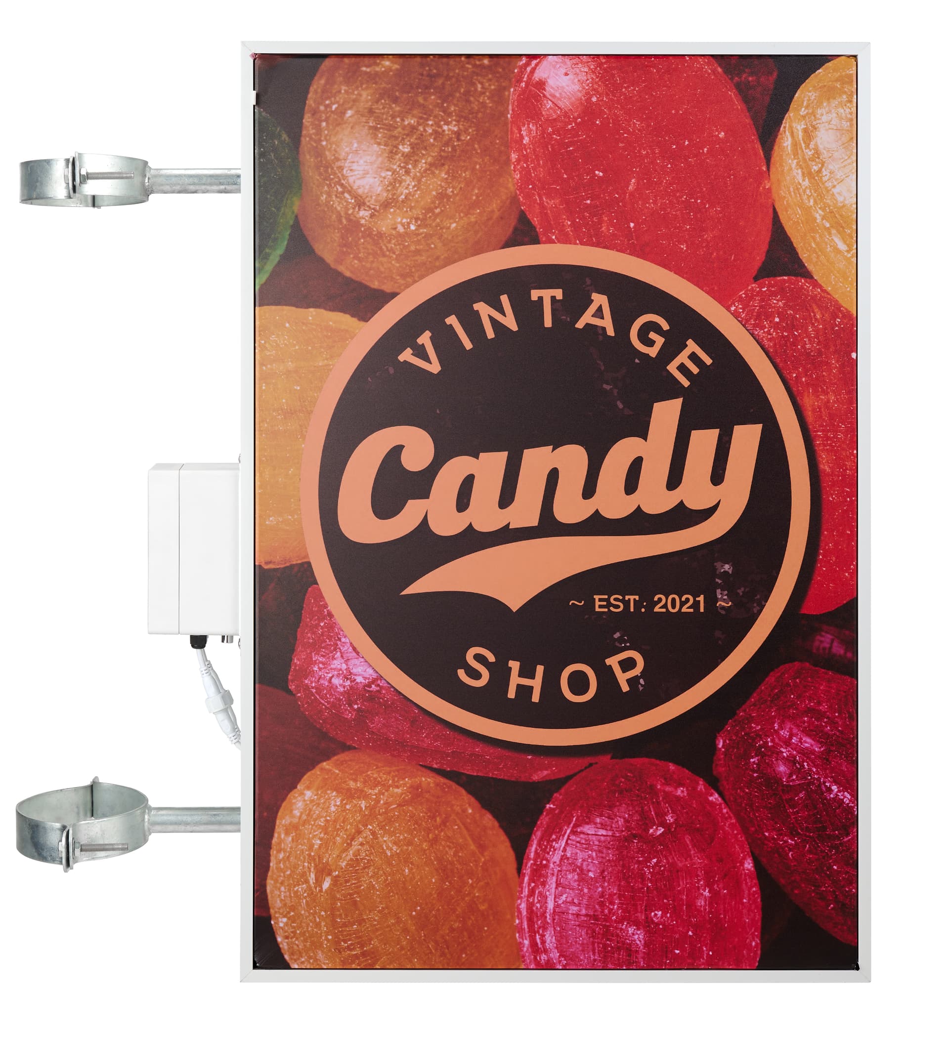 Solar LED Light Box Sign with Outdoor Rated