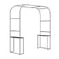 Square Arch Trade Show Booth - Hardware Only