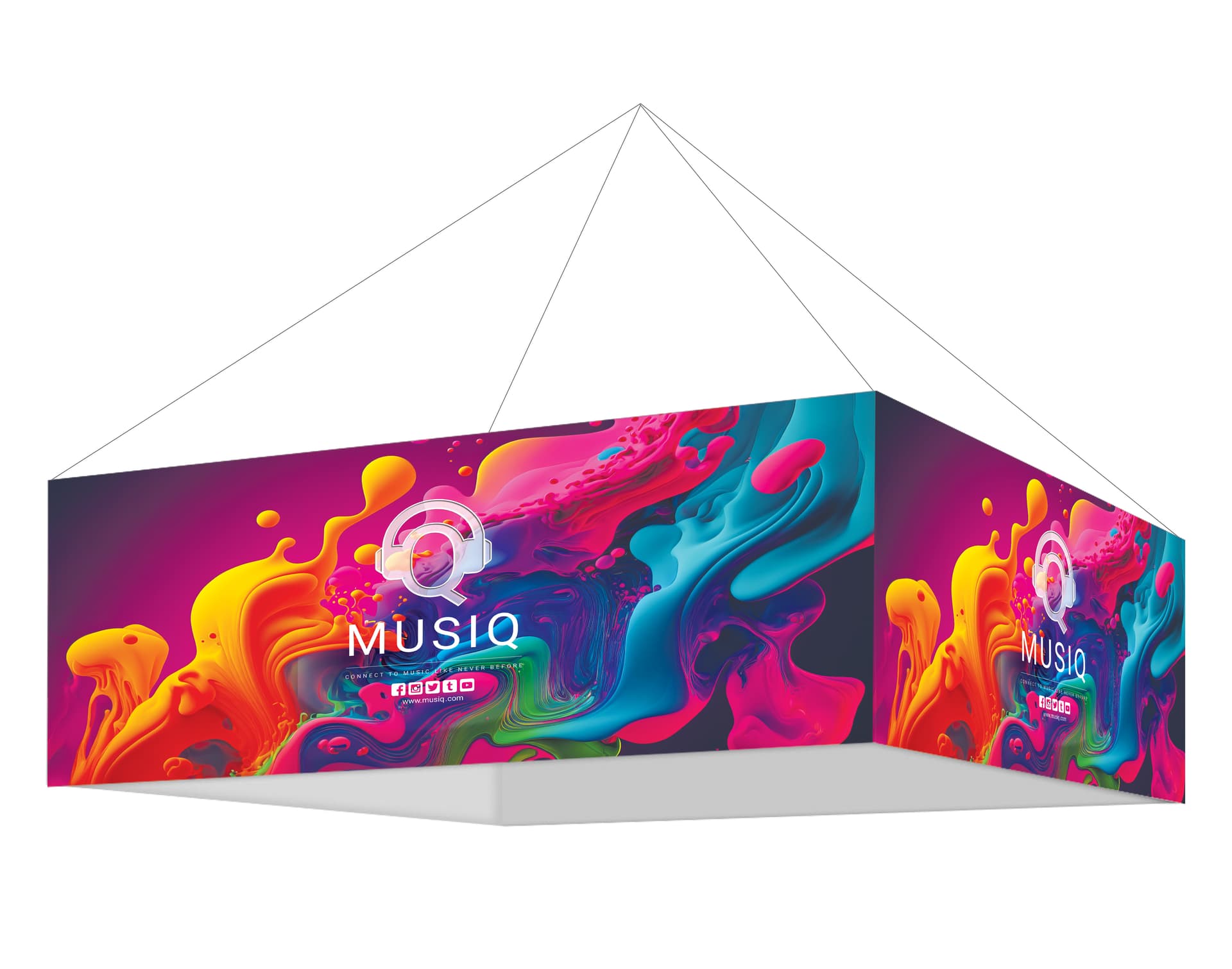 Square Ceiling Banner