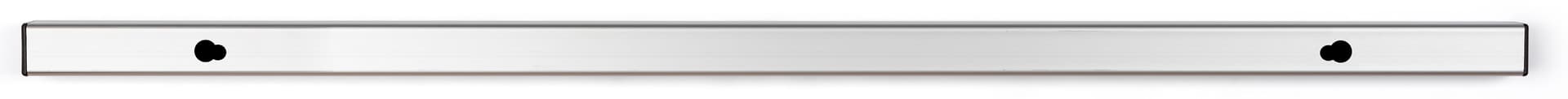 Wall mounting modular directory signage system features two keyhole cut outs