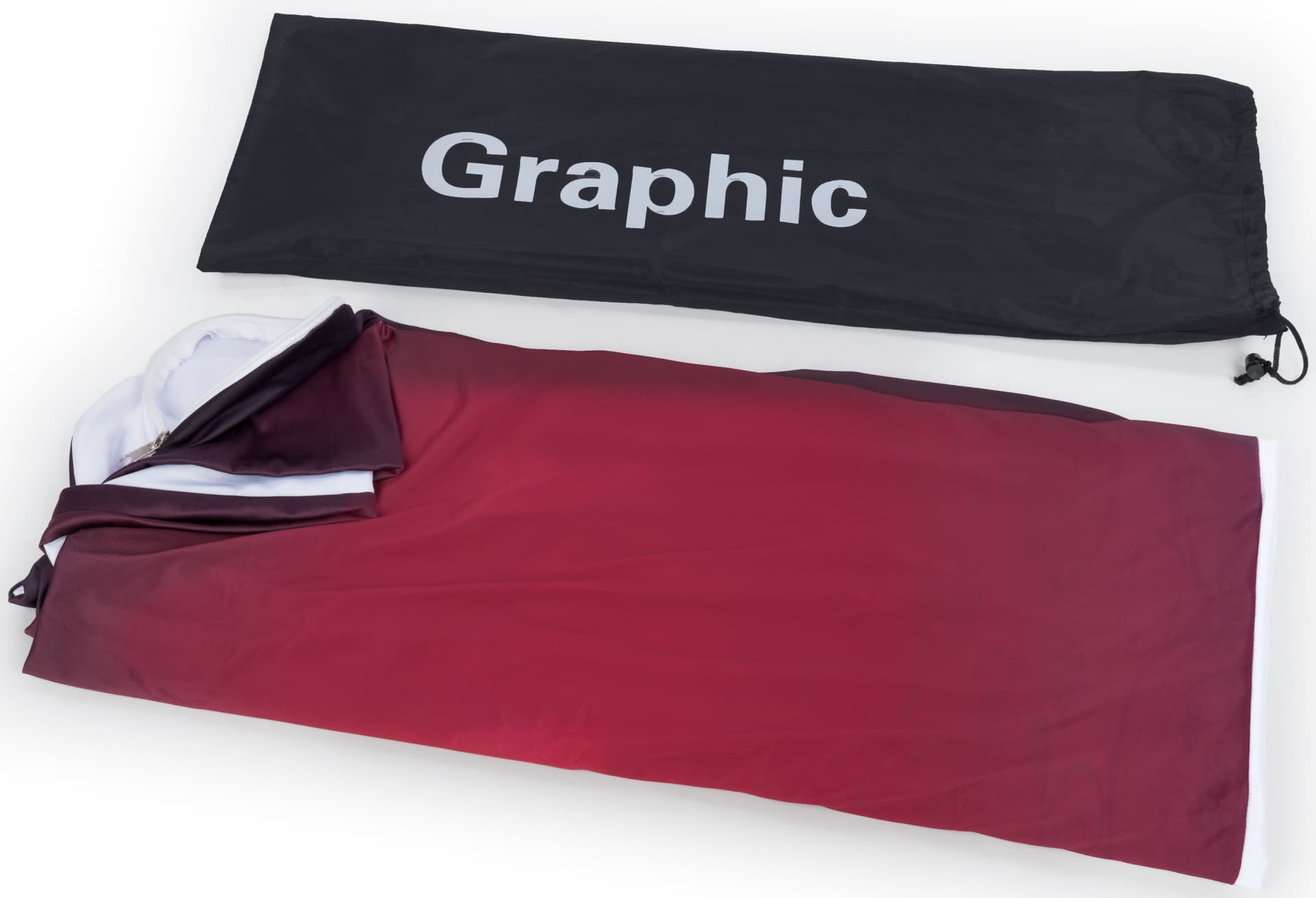 Narrow Curved Fabric Display Backdrop