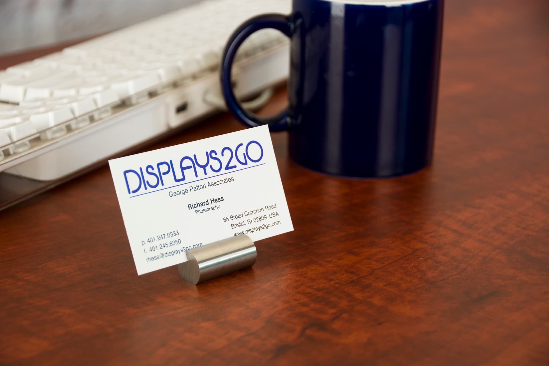 Silver Table Place Card Holder 