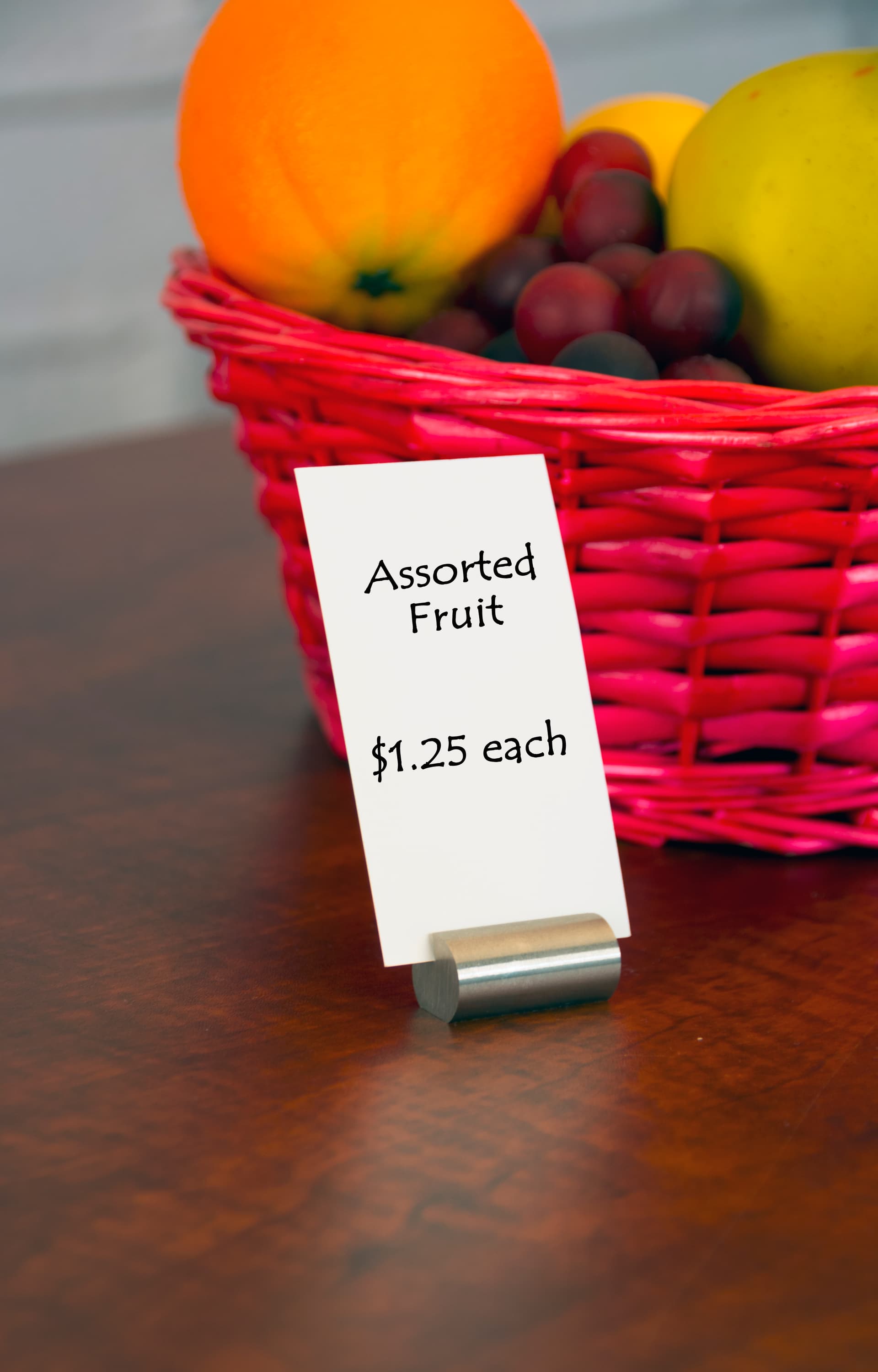 Silver Table Place Card Holder 