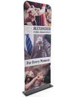 Metal Double Sided Fabric Banner Stand 