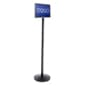 11" x 17" Floor Standing Sign Holder, Top Insert, Weighted Base