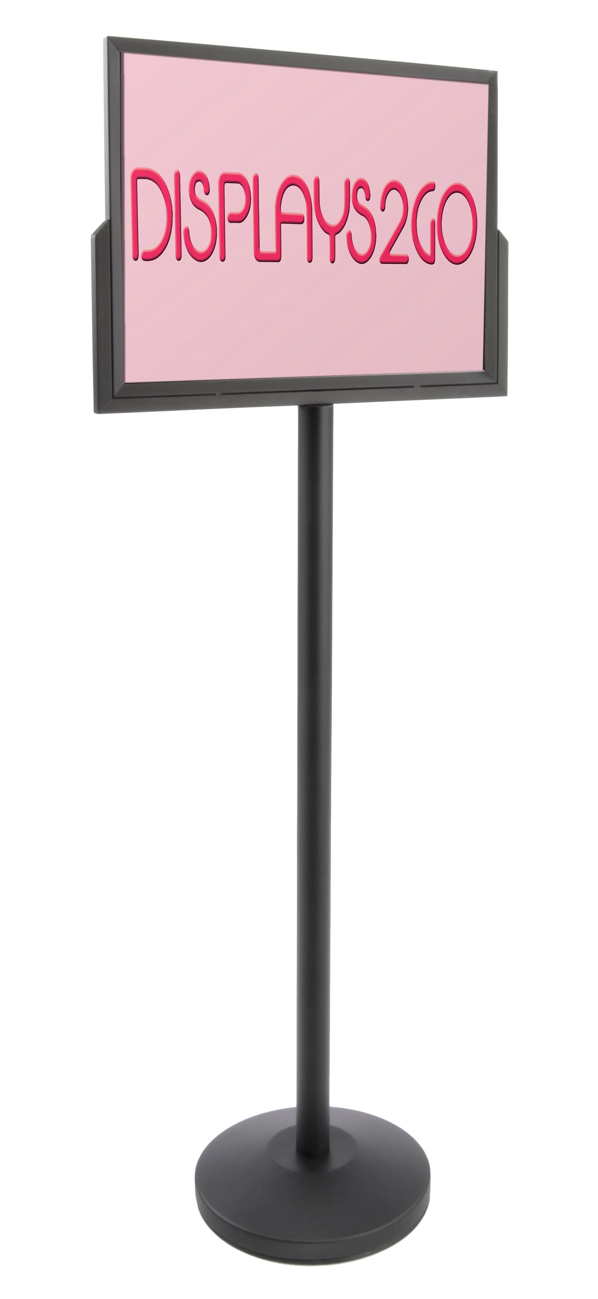 Stanchion Post with Sign Holder | 24