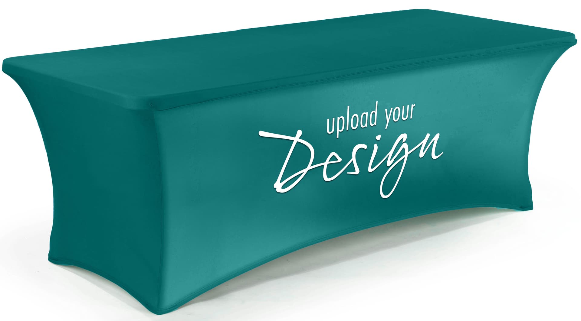 Close-up of 8' Stretch Table Cover