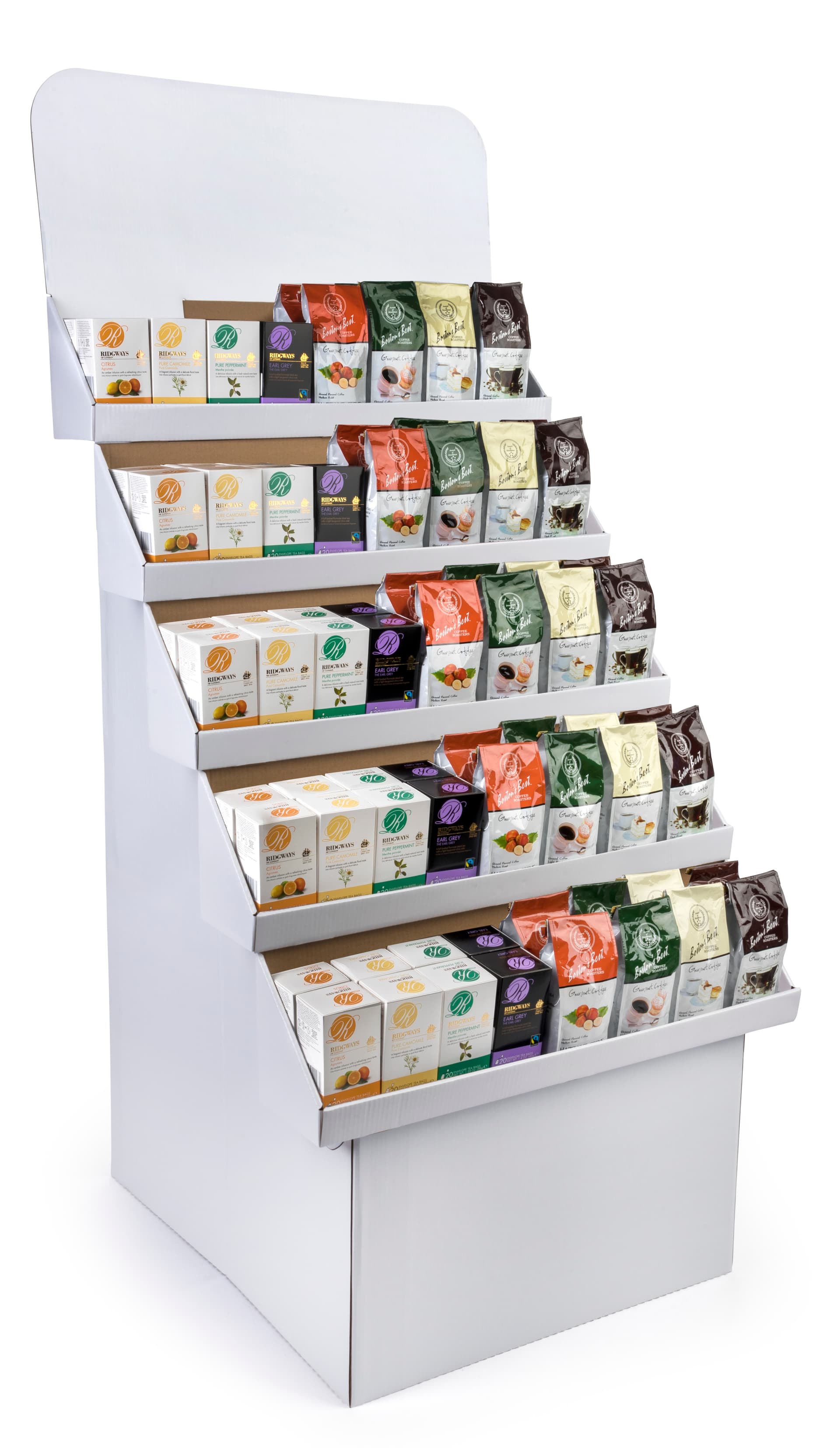 5-Tiered Cardboard POP Display