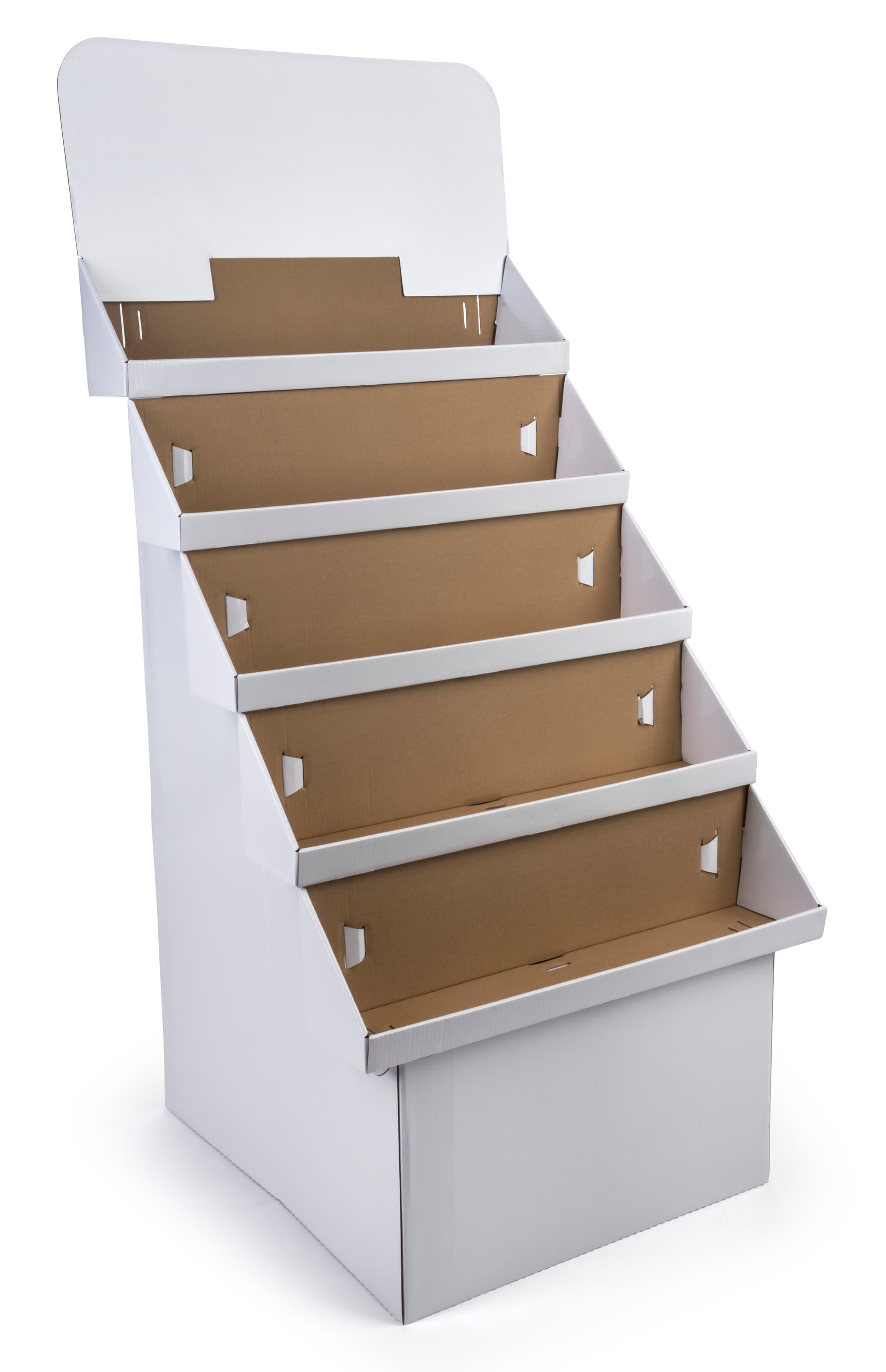 Cardboard POP Display with Removable Header
