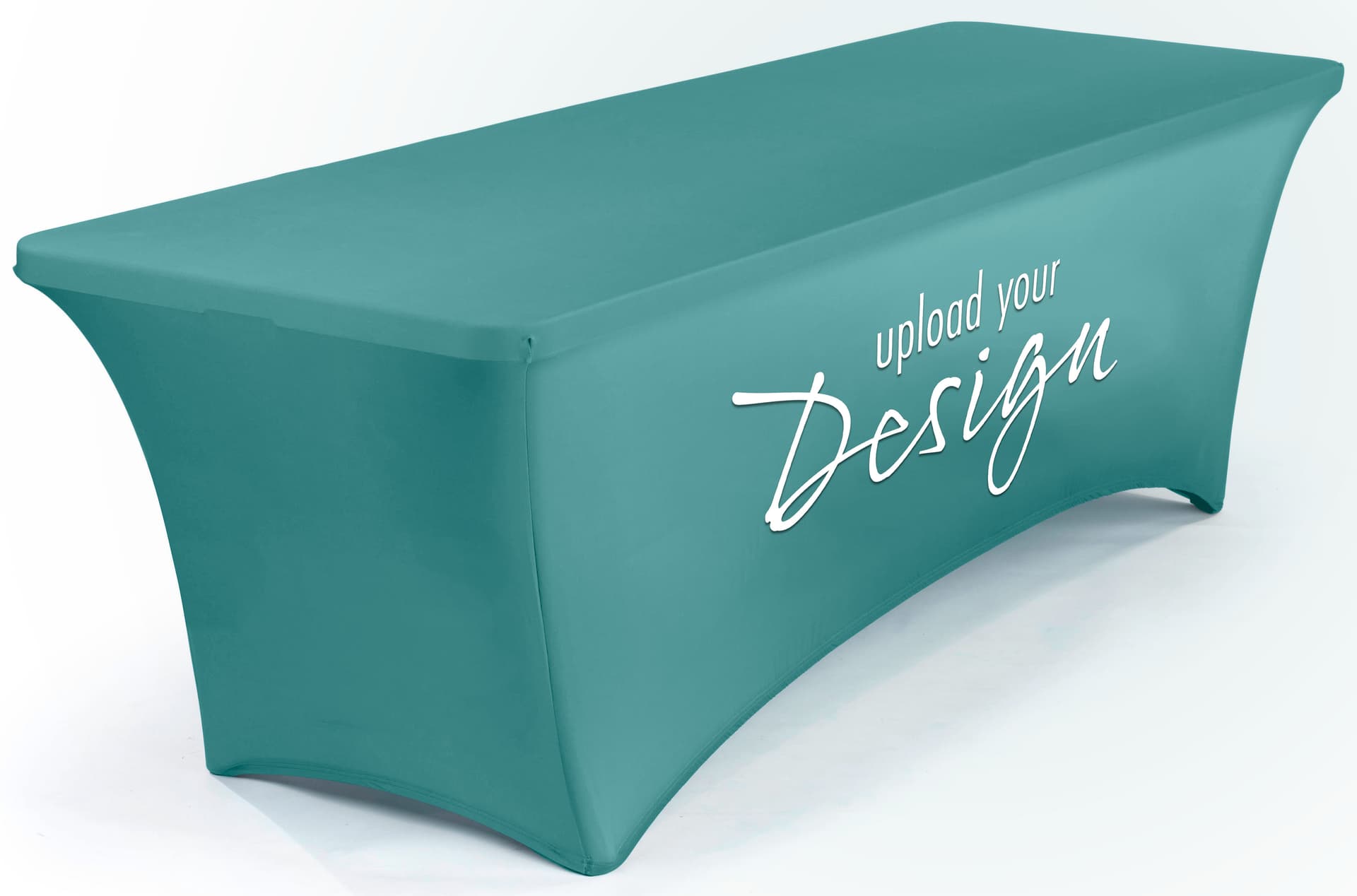 6' Spandex Table Cloth with View of Dye Sublimination
