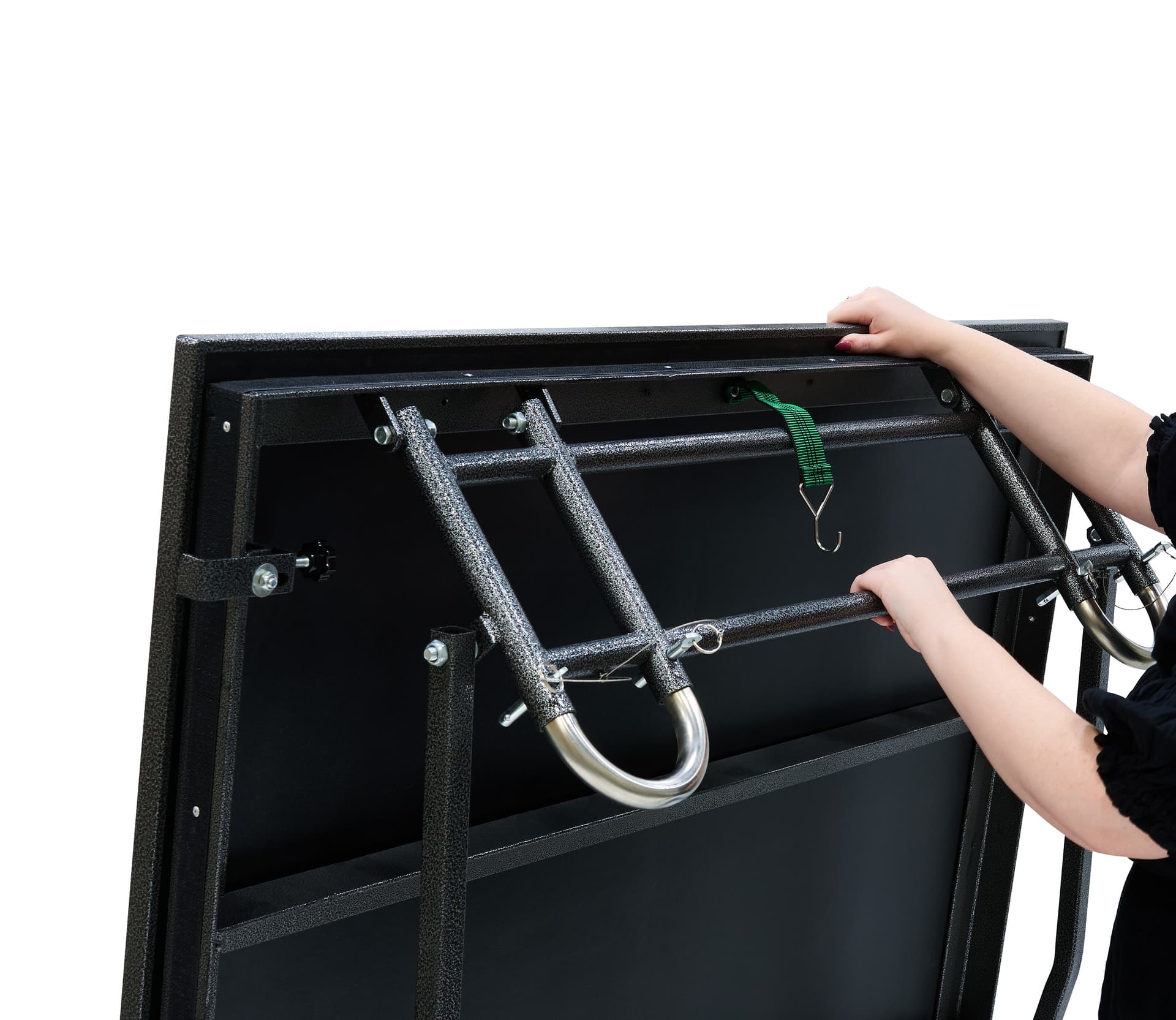Complete event stage kit with spring loaded feet