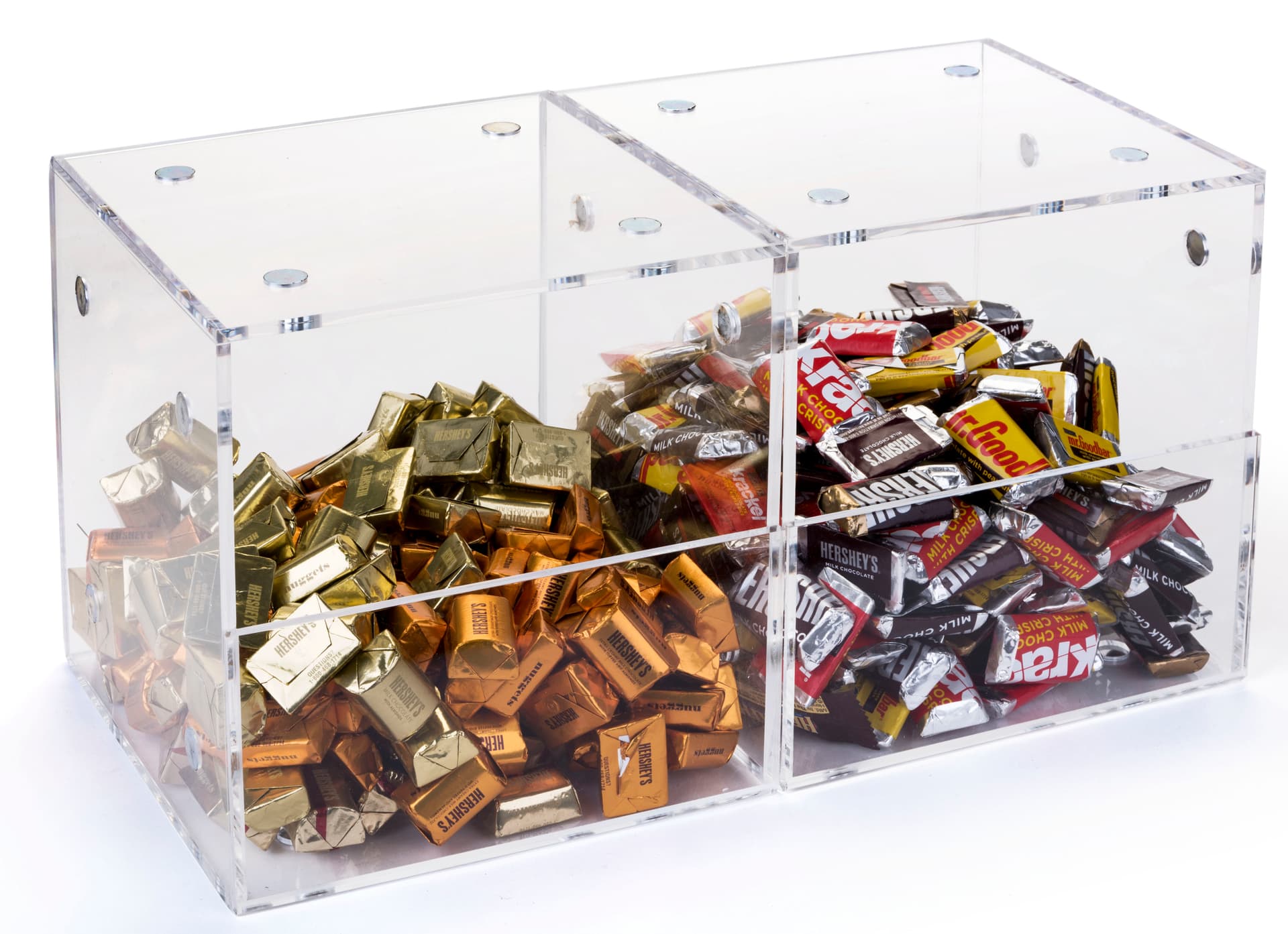 Set of 2 Plastic Display Containers with Lip