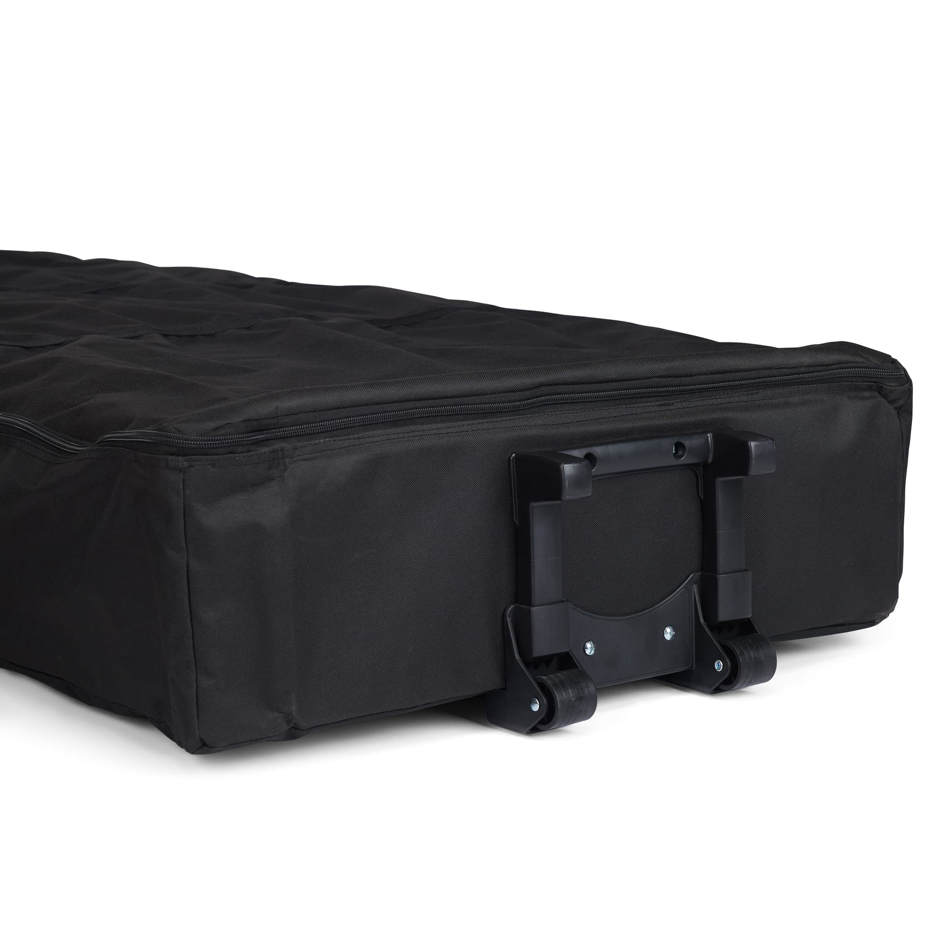 Portable floor tile transport case with two wheels