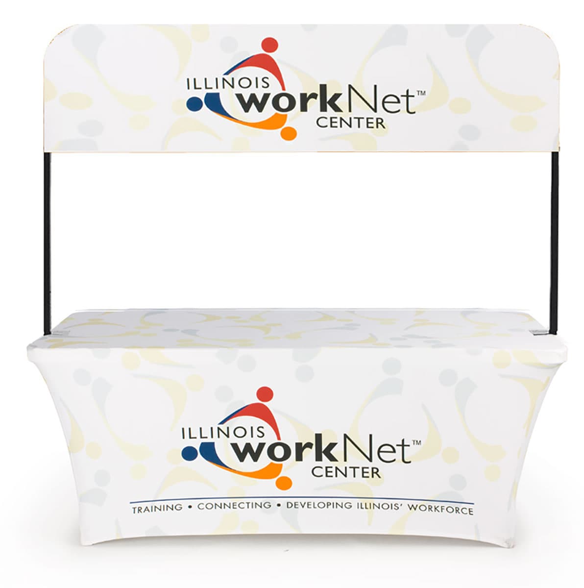 Promo Table | 6' Stretch Cover & Custom Printing | Displays2Go
