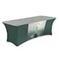 Stretch Table Cover w/ Open Back Design, Full or Front Printing - Custom Graphics