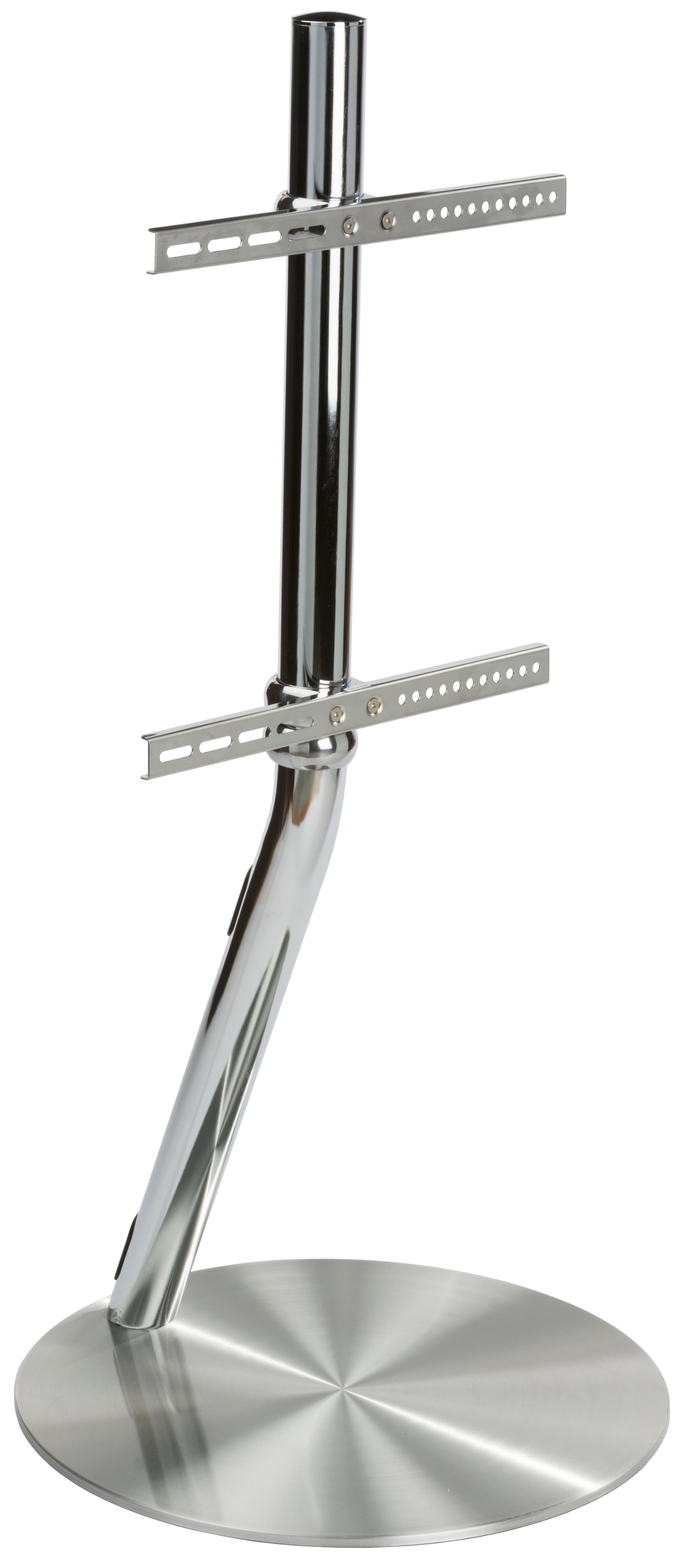 44" Chrome Floor Standing TV Mount