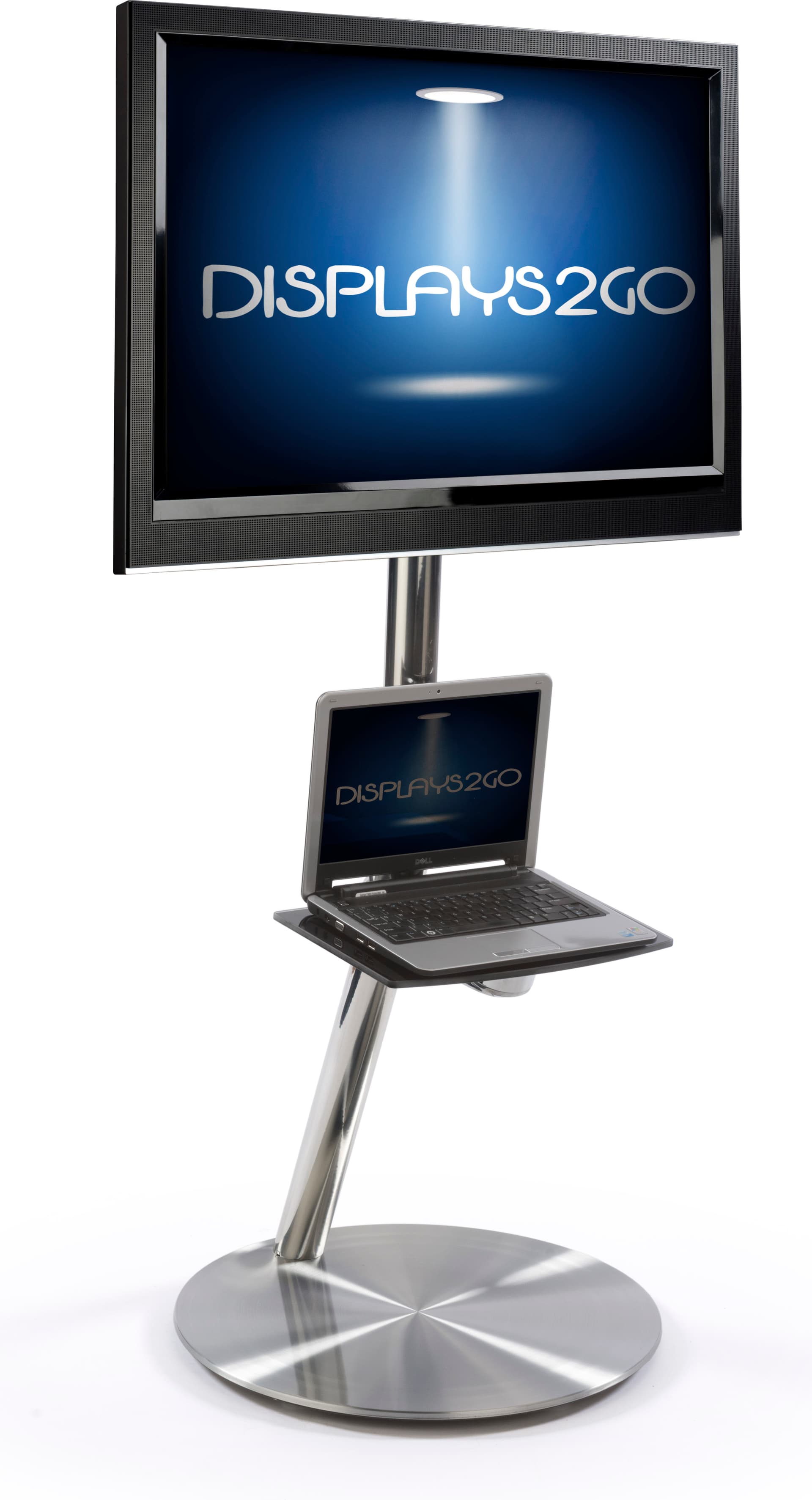 Stainless Steel TV Stand for Component Display