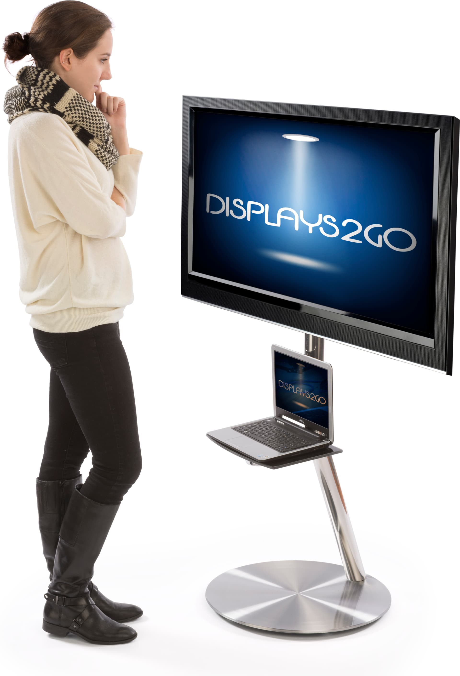 Stainless Steel TV Stand for Display